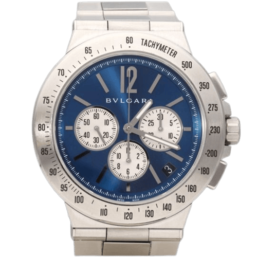 Montre Bulgari Diagono - Montre en acier 58 Facettes MT46064