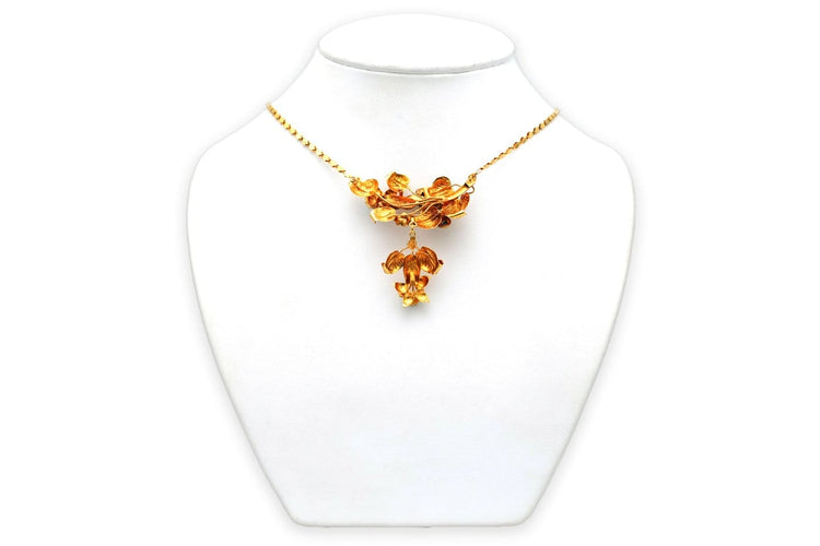 Collier Napoléon III - Collier en or jaune, turquoises et perles 58 Facettes B878