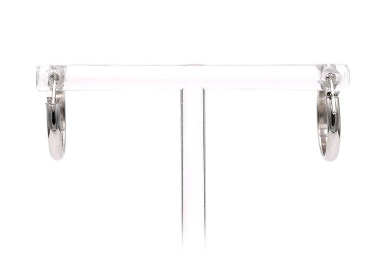 Boucles d'oreilles Boucles d'oreilles contemporaines en or blanc 18 carats 58 Facettes B880
