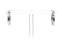 Boucles d'oreilles Boucles d'oreilles contemporaines en or blanc 18 carats 58 Facettes B880
