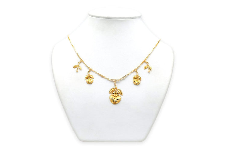 Collier Art Nouveau - Collier en or jaune 18 carats et perles 58 Facettes 23794