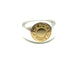 Bague 52 Hermès Clou de selle - Bague en argent et or jaune 58 Facettes HERMES BG