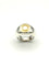 Bague 52 Hermès Clou de selle - Bague en argent et or jaune 58 Facettes HERMES BG