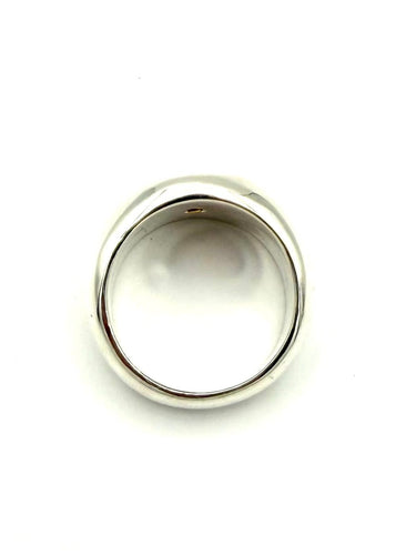 Bague 52 Hermès Clou de selle - Bague en argent et or jaune 58 Facettes HERMES BG