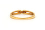 Bague 52 Bague contemporaine en or jaune 18 carats et diamants 58 Facettes 23829