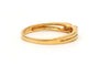 Bague 52 Bague contemporaine en or jaune 18 carats et diamants 58 Facettes 23829