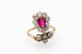 Art Nouveau style ring with 1.40 ct diamonds and a synthetic ruby, Western Europe, early 20th century (3).jpg