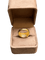 Bague 57 Bague jonc en or jaune et diamants 58 Facettes cm a