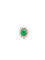 Bague 56 Pompadour - Bague en or blanc, émeraude et diamants 58 Facettes pompa s