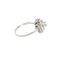 Bague 58 Bague cocktail florale en or blanc et diamants 58 Facettes