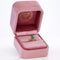 Bague 53 Bague solitaire en or jaune 18 kt et émeraude de Zambie 58 Facettes R003