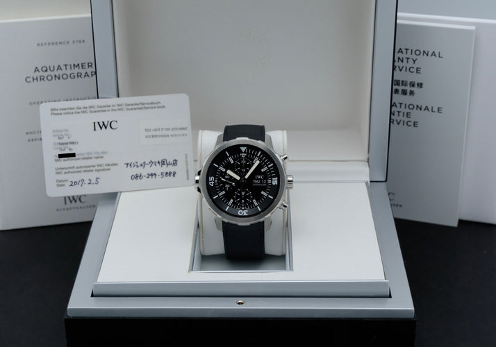 Montre IWC Aquatimer Chronograph IW376803 - Montre en acier 58 Facettes IWC/AQT/002