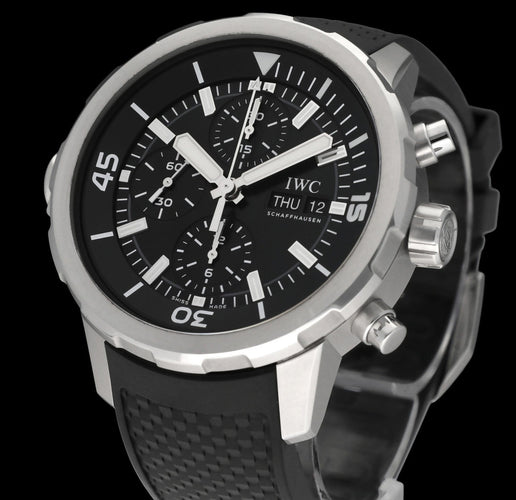 Montre IWC Aquatimer Chronograph IW376803 - Montre en acier 58 Facettes IWC/AQT/002
