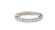 Bague 51 Alliance américaine - Bague en or blanc et diamants 1,30 ct 58 Facettes 32512
