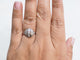 Bague 51 Art déco - Bague en or blanc, platine et diamants 58 Facettes 33255