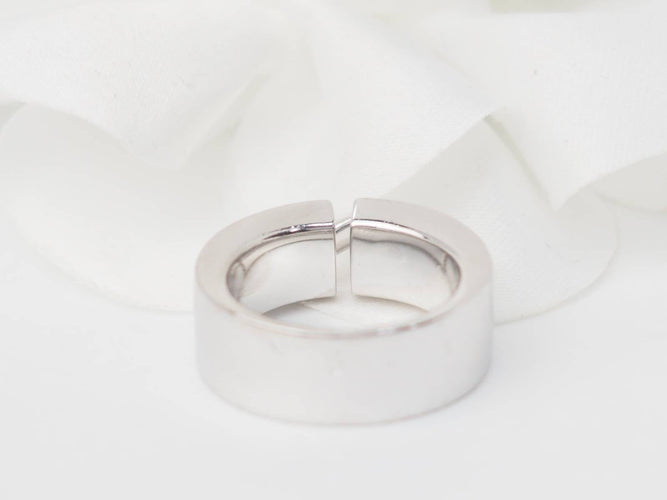Bague 45 Chaumet - Bague Lien en or blanc 18k et diamants 58 Facettes 30880