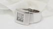Bague 52 Chopard Happy Diamonds - Bague en or blanc et diamants 58 Facettes 31060