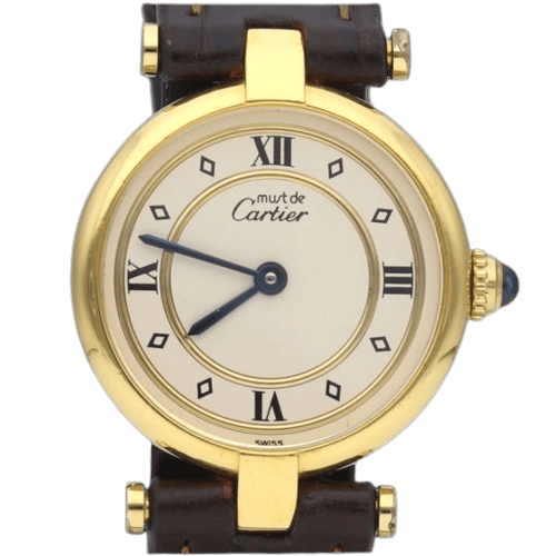 Montre Cartier Must de Cartier - Montre en argent vermeil 58 Facettes MT46876