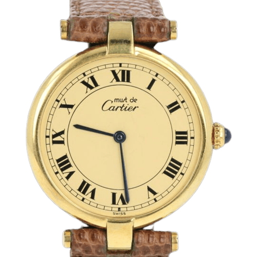 Montre Cartier Must de Cartier - Montre en vermeil 58 Facettes MT46878