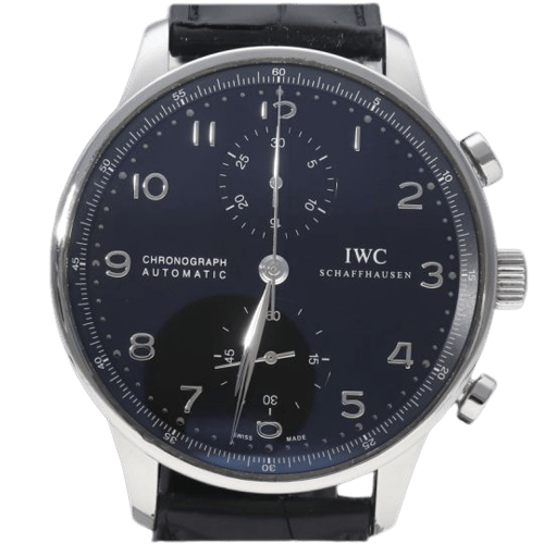 Montre IWC Portugieser Chronograph - Montre en acier 58 Facettes MT46865