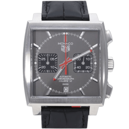 Montre TAG Heuer Monaco - Montre Chronograph Calibre 12 en acier 58 Facettes MT46495