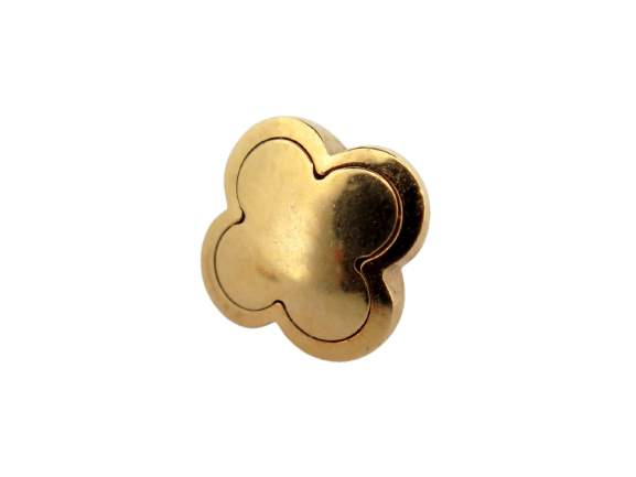 Boucles d'oreilles Van Cleef & Arpels Pure Alhambra - Boucles d'oreilles en or jaune 58 Facettes 273334