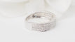 Bague 50 Bague ruban en or blanc et diamants 58 Facettes 21045