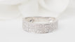 Bague 50 Bague ruban en or blanc et diamants 58 Facettes 21045
