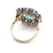 Bague en or jaune avec diamants et émeraude 58 Facettes 377/26 F