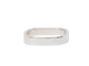 Bague 57 Dinh Van - Bague carrée en or blanc 58 Facettes 32037