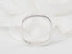 Bague 57 Dinh Van - Bague carrée en or blanc 58 Facettes 32037