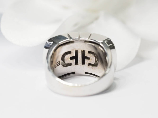 Bague Bvlgari Parentesi - Bague en or blanc 58 Facettes 27581