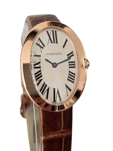 Montre Cartier Baignoire - Montre en or rose 58 Facettes 1