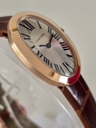 Montre Cartier Baignoire - Montre en or rose 58 Facettes 1