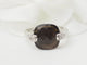 Bague 53 Bague en or blanc, quartz fumé et diamants 58 Facettes 33304