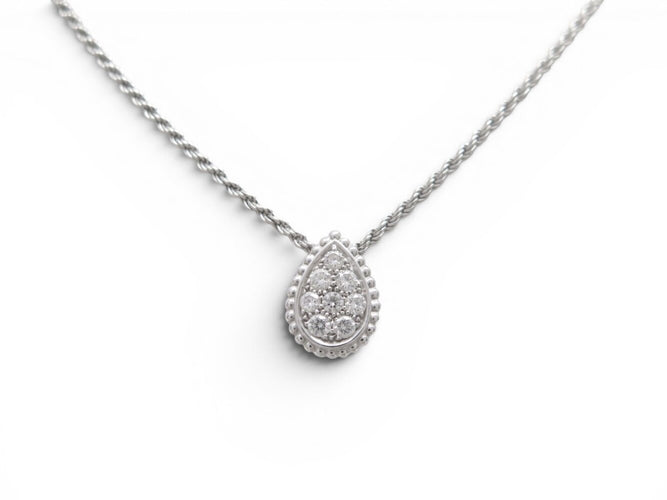 Collar Boucheron Serpent Bohème - Collar colgante de oro blanco y diamantes 58 Facettes 275236