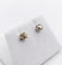 Boucles d'oreilles Puces d'oreilles vintage en or blanc et diamants cognac 58 Facettes A07310