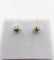 Boucles d'oreilles Puces d'oreilles vintage en or blanc et diamants cognac 58 Facettes A07310