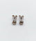 Boucles d'oreilles Puces d'oreilles vintage en or blanc et diamants cognac 58 Facettes A07310