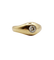 Bague 55.5 Bague jonc dôme antique en or 18k et diamant taille ancienne 58 Facettes A07312