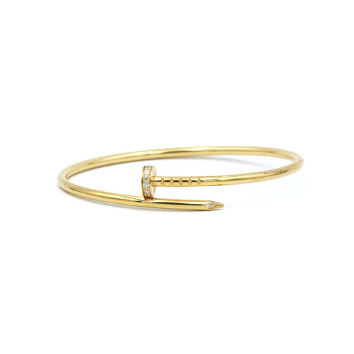 Bracelet Cartier Juste un Clou - Bracelet PM en or jaune et diamants 58 Facettes 260147R