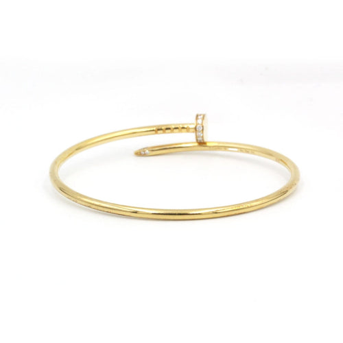 Bracelet Cartier Juste un Clou - Bracelet PM en or jaune et diamants 58 Facettes 260147R