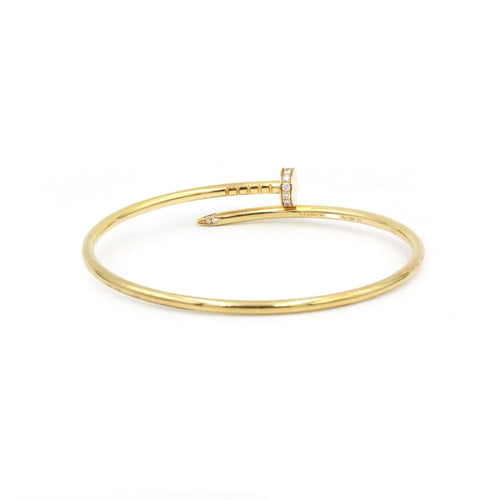 Bracelet Cartier Juste un Clou - Bracelet PM en or jaune et diamants 58 Facettes 260147R