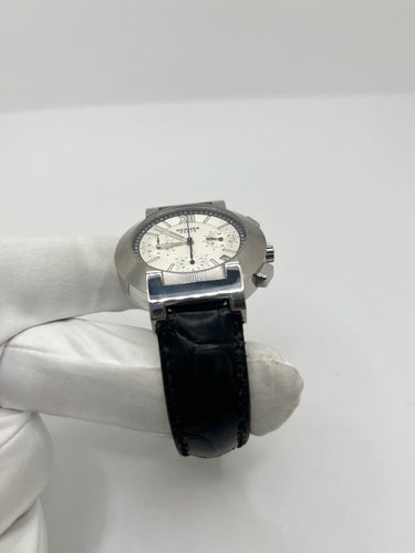 Montre Hermès Nomade - Montre chronographe en acier 58 Facettes 1923