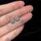 Boucles d'oreilles Embrace - Boucles d'oreilles halo en or blanc 18K et diamants 58 Facettes GER1352WG