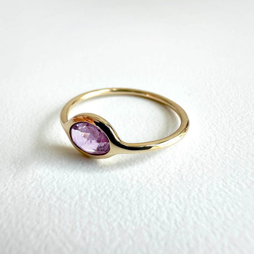 Bague 57 Aitches Love More - Bague en or 18K et saphir rose 58 Facettes GBR1206YK56