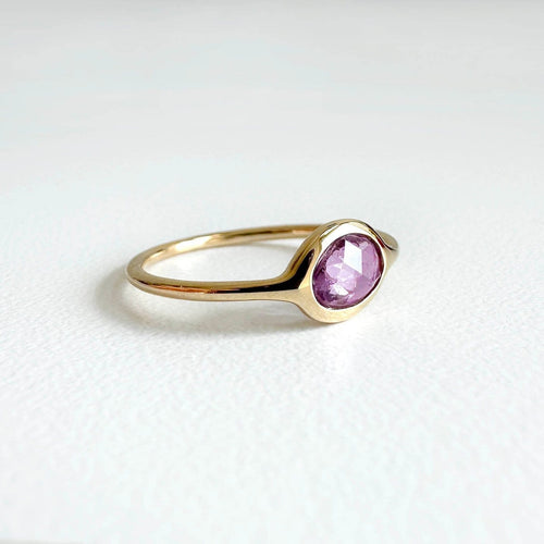 Bague 57 Aitches Love More - Bague en or 18K et saphir rose 58 Facettes GBR1206YK56
