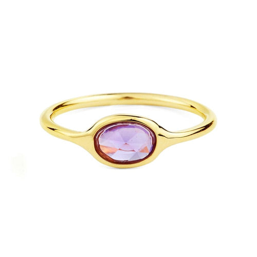 Bague 57 Aitches Love More - Bague en or 18K et saphir rose 58 Facettes GBR1206YK56