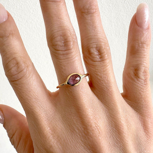 Bague 57 Aitches Love More - Bague en or 18K et saphir rose 58 Facettes GBR1206YK56