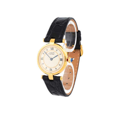 Montre Cartier Must Vendôme - Montre SM en vermeil 58 Facettes 521